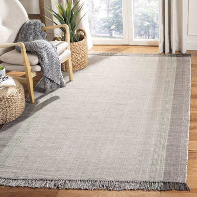 Zoltán Hand Woven Cotton Striped Rug
