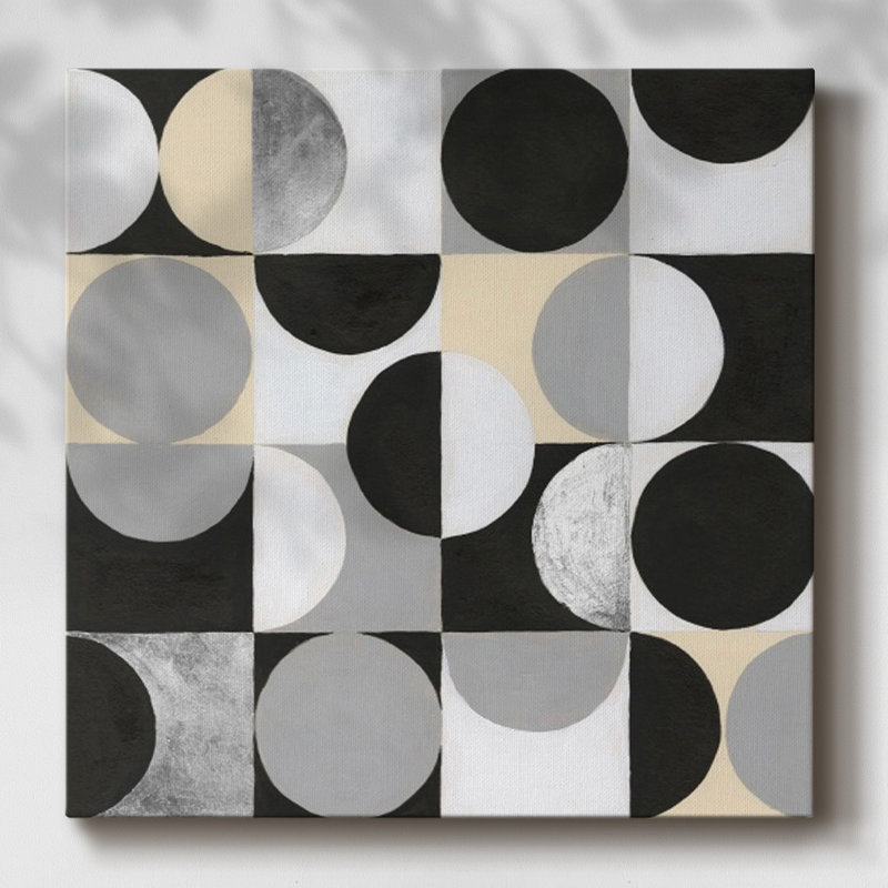 Cercle quadrants II, H 40 po x l 40 po x P 1,5 po