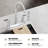 Stainless Steel Kitchen Faucet With Sprayer, Kitchen Sink Faucet With Side Sprayer, 3-Hole Or 4-Hole Faucet For Kitchen Sink.-113436047