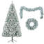 Arbre de Noël enneigé 6 pi 6 pi