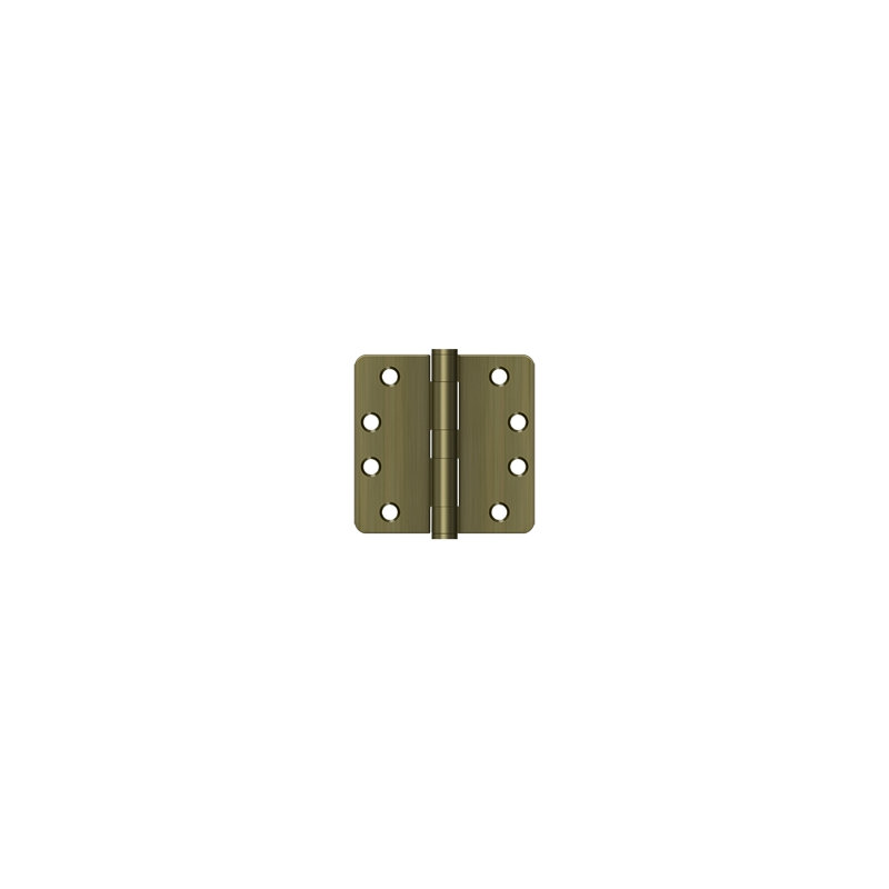 Steel Butt Bearing Hinge, Antique Brass