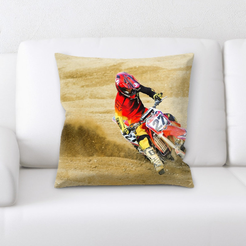 Microsuede Reversible Throw Pillow