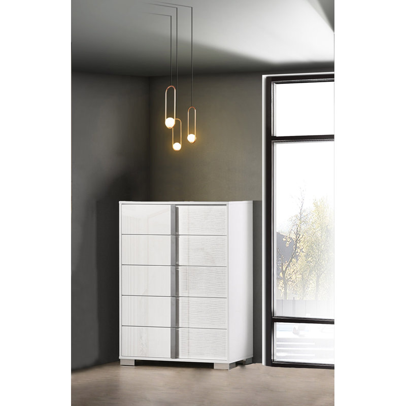 Commode à 5 tiroirs Elma