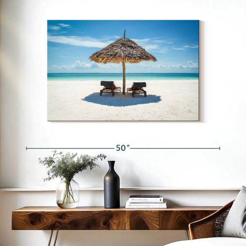 Chaises longues et parasols Gillard, H 26 po x l 39 po