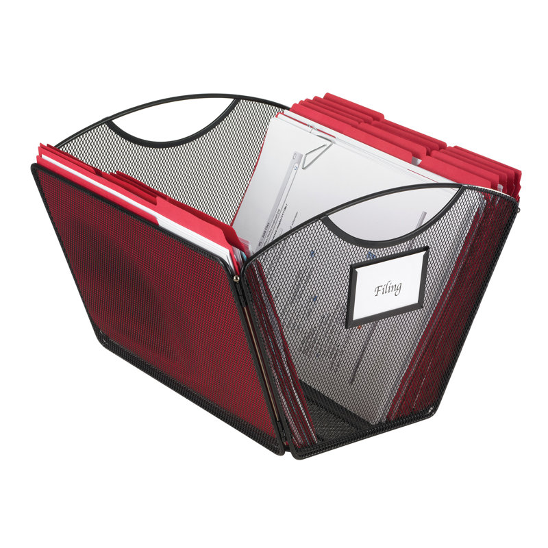 Onyx Mesh Desktop Tub File, Letter