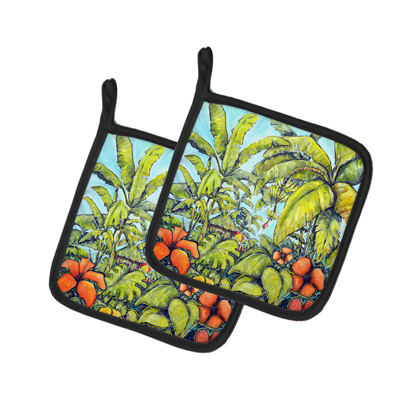 Caroline's Treasures Martin Welch New Artwork Polyester Potholder Set