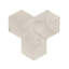 Carrelage hexagonal en pierre naturelle texturée 3D Hexagon pour mur, 1 boîte de 12 pièces