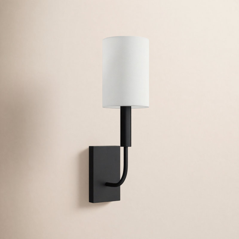 Brianna 1 - Light Candle Wall Light, Aged Iron