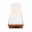 Chaise longue d'extérieur avec coussin 4 pièces-1069017193
