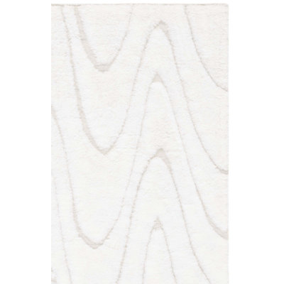 Martinique Ivory Beige Hand-Woven Flatweave Rug