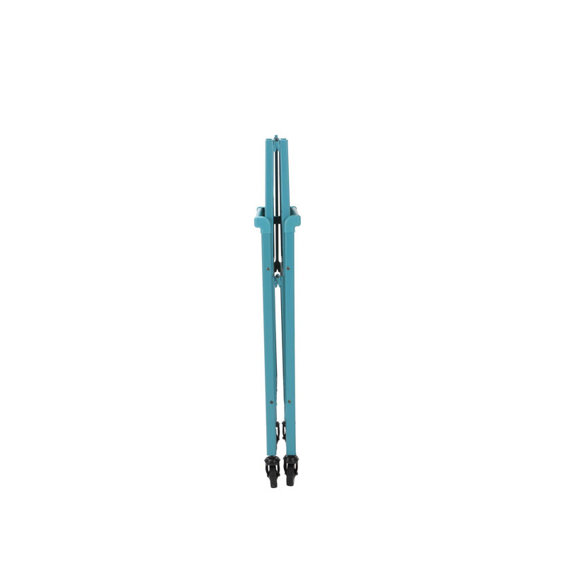Ludlow Metal Bar Cart, Teal