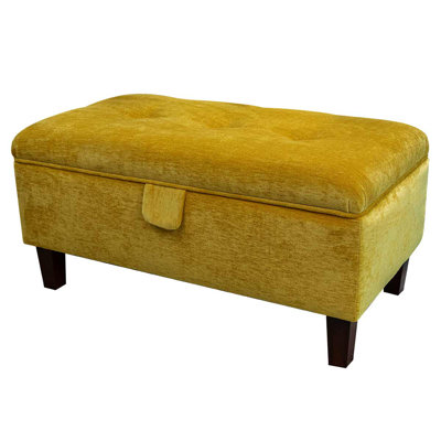 Upholstered Bench with Flip Top