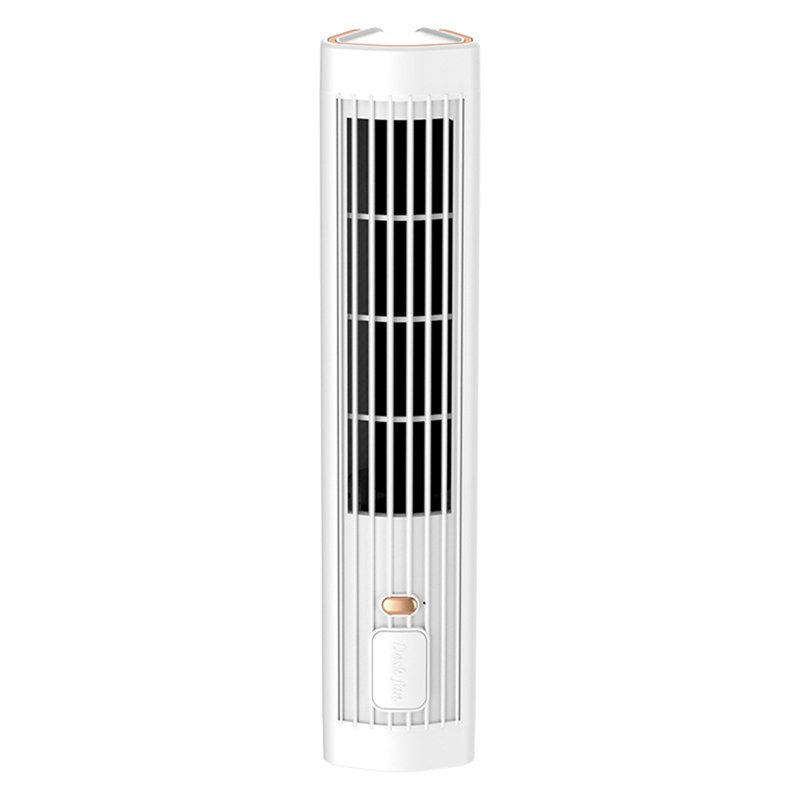 Ventilateur de bureau à télécommande vertical USB, White