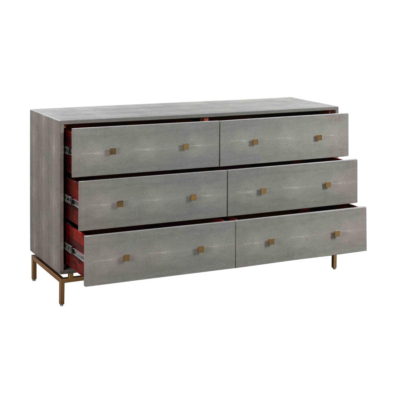 6 Drawer Double Dresser