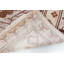 Tapis vintage en laine beige / brun / rose Mid-20Th Century Samarkand Vintage 4 pi 2 po x 5 pi 9 po