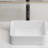  Vessel Sink Rectangle 19”x15“ Bathroom Ceramic  Sink,rectangular Modern Above Counter Bathroom Sinks Vanity Sink Art Basin