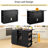 47.2" Kitchen Island with Drop Leaf & Power Outlet-129887547