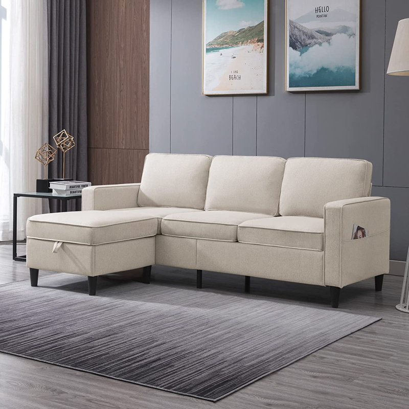 Ebern Designs 78'' Upholstered Sofa & Reviews | Wayfair