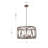 Argeros 5 - Light Dimmable Drum Chandelier