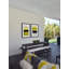 «Black and Yellow Diptych», ensemble de 2 reproductions d'art encadrées-24750256