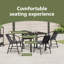Square 5 - Piece 4 - Person Outdoor Table Set