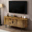 Meuble télé moderne avec rangement et porte coulissante, idéal pour le salon et la chambre à coucher-130177553