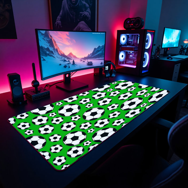 Polyester Desk Pad, 14.4x12.1
