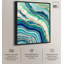 «Blue Green Abstract Agate II», art abstrait bleu sarcelle par -1062629043-1062629052