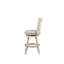  Tabouret de comptoir pivotant en bois d'hévéa-130180090-130180091