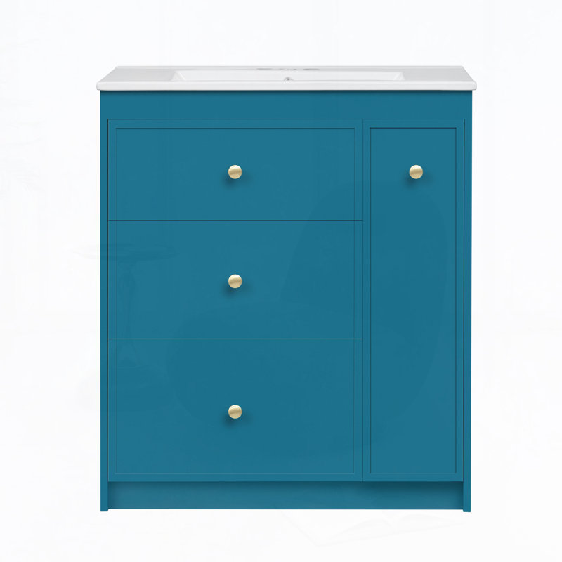 Meuble-lavabo 30 po avec lavabo en céramique