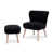 Black Polyester Blend selected