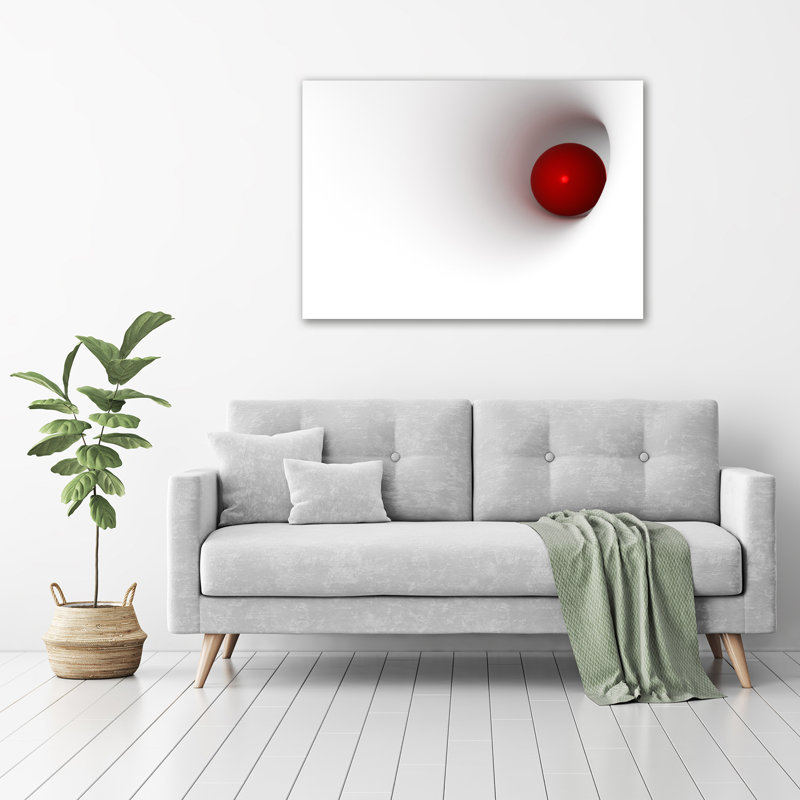 Abstraction Sphere - No Frame Print on Glass