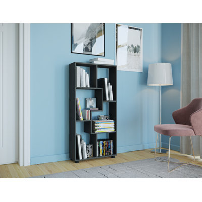Odia 119cm H x 60cm W Geometric Bookcase