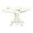 5 Piece Dining Set Includes an Oval Dining Room Table with Butterfly Leaf and 4 Kitchen Chairs, 42x60 Inch, Linen White-2007478127-2012436709