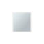 Armoire à pharmacie à miroir H 21,1 "x l 19,7", une porte avec quatre tablettes intérieures pour la salle de bain, blanc cuisine-92963787