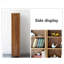 Bibliothèque moderne à deux portes en bois d'orme moderne minimaliste