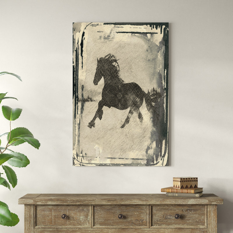 Cheval qui court II, H 48 po x l 32 po x P 1,25 po