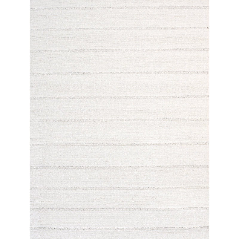 Sutton Polypropylene Ivory/Grey Area Rug, Rectangle 10' 0" X 14' 0"