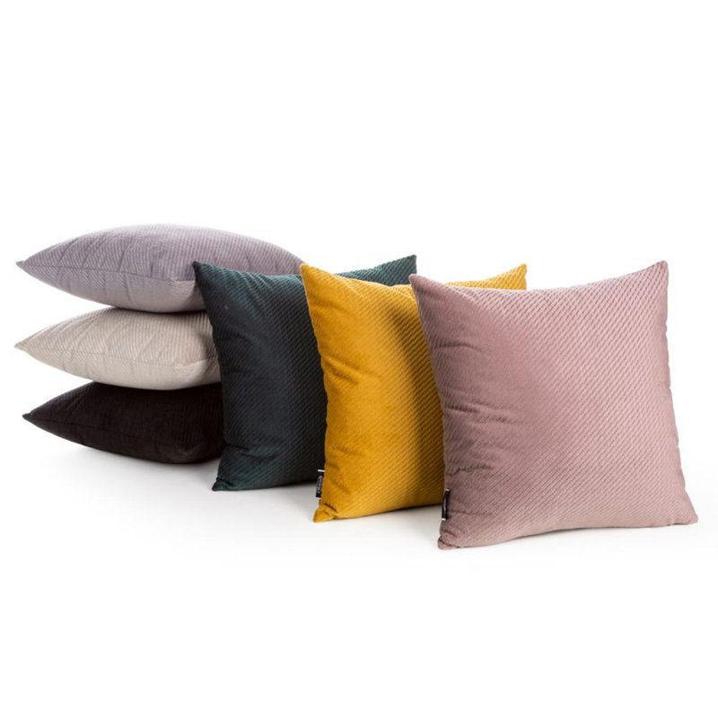 Microfiber Square Pillow Case, Burgundy