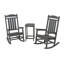 Ensemble 3 pièces de chaise berçante POLYWOOD-47535155