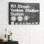 Villes et Skylines, Yankee Stadium, États-Unis - impression sur toile tendue-691882167