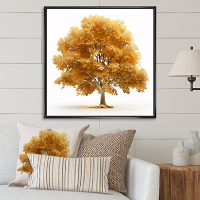 «The Most Beautiful Yellow Tree I», reproduction sur toile