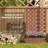 Raised Garden Bed With Trellis Lattice, Wood Planter Box With Self Draining Gap, Freestanding Trellis Planter For Climbing Plants, Vines, Flowers, 29.5" X 13.25" X 53.25", Light Brown