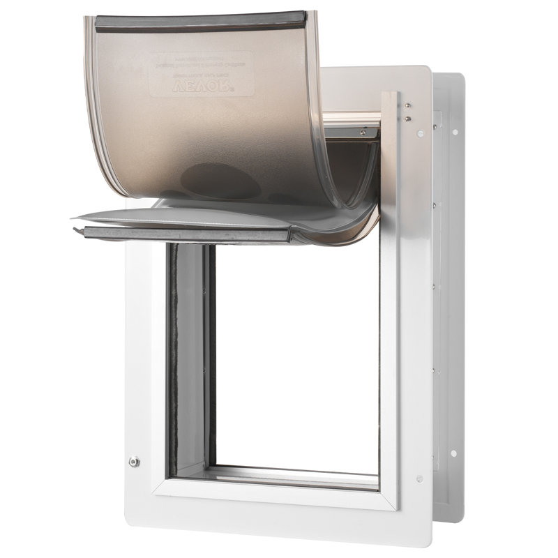 Porte pour animaux de compagnie pour mur avec serrure et 3 systèmes de volets magnétiques, H 13,19 po x l 9,33 po x P 5,31 po