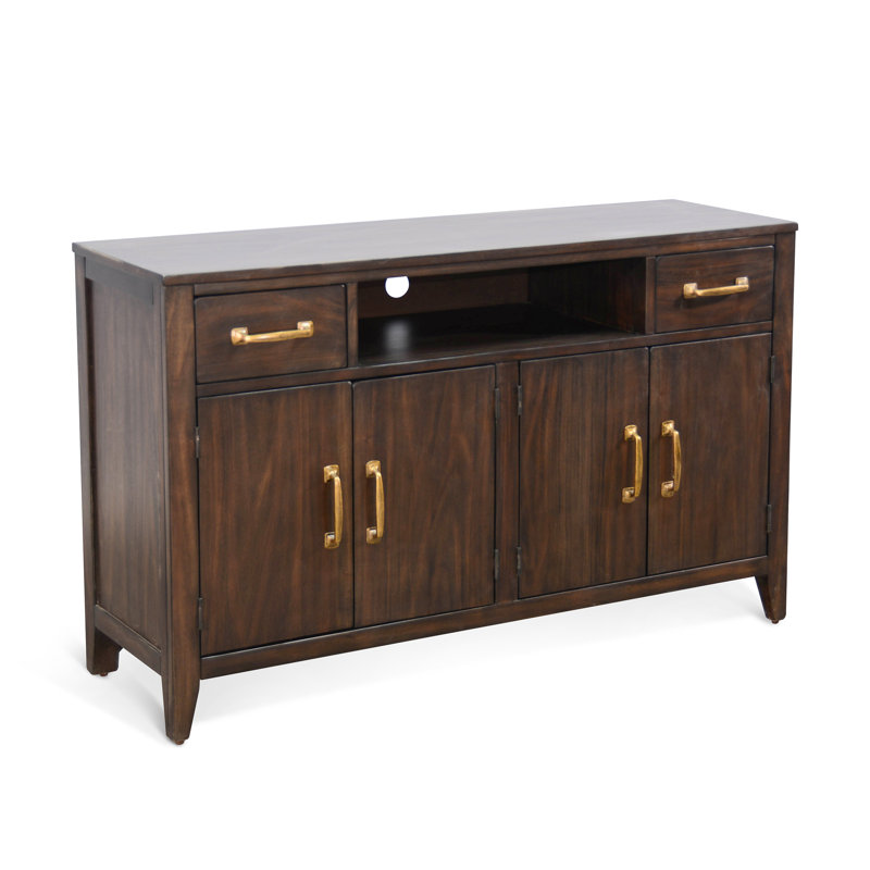 Crédence en bois massif Danique l 52 po