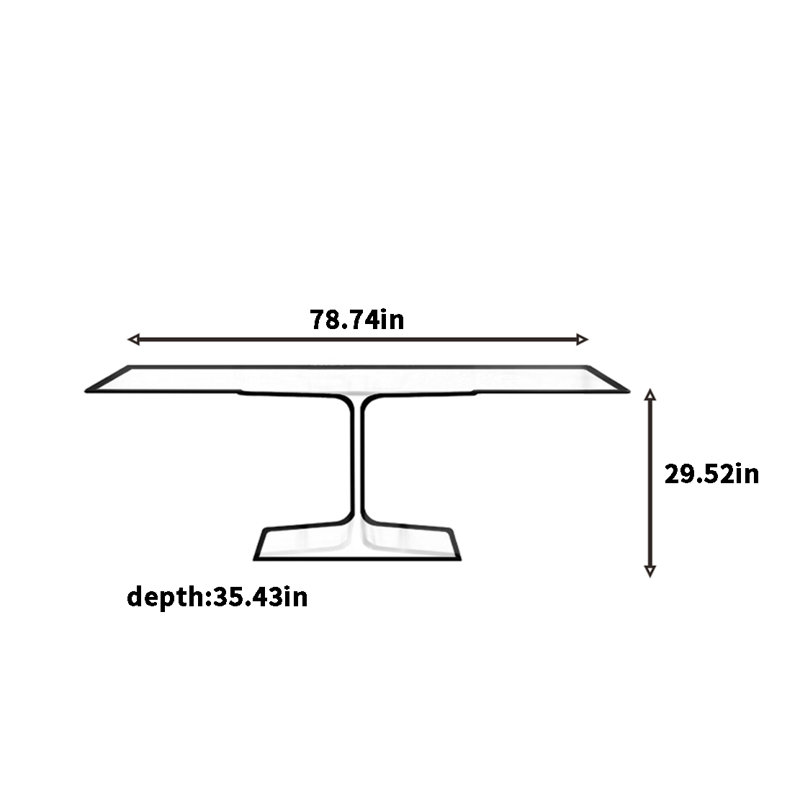 Monique, 29.52"H x 78.74"L x 35.43"W
