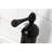 Kingston Brass Paris Single-Handle 1-Hole Deck Mount Bathroom Faucet with Brass Pop-Up-54357479