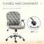 Chaise de bureau luxueuse et capitonnée avec un confort moelleux, un soutien ergonomique et une mobilité douce pour la maison ou le bureau.