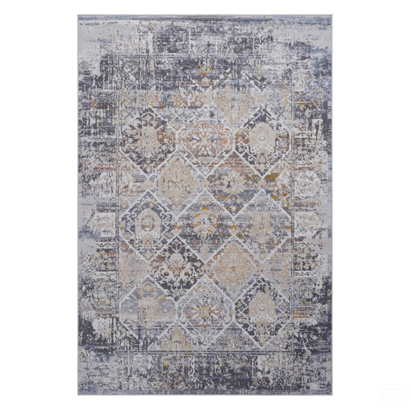 6X9 Traditional Area Rug, Rectangle 6'7" x 7'9"
