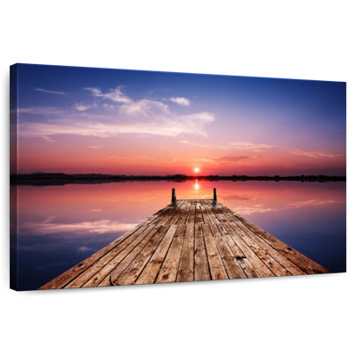 Alvord Sunset Lake Dock